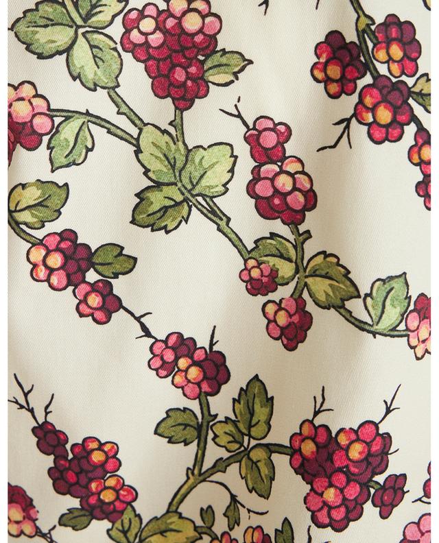 Berries puff sleeve top in cotton twill ETRO