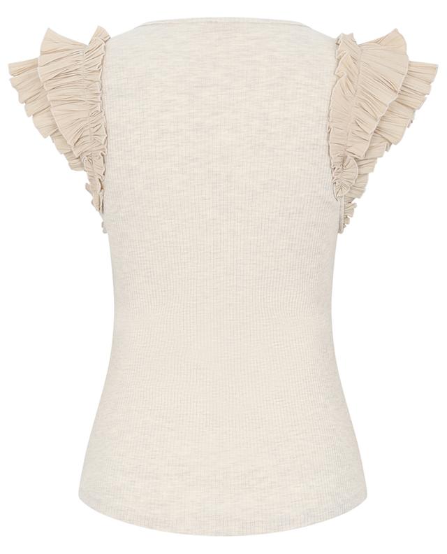 Lilo cotton and modal short-sleeved top ULLA JOHNSON