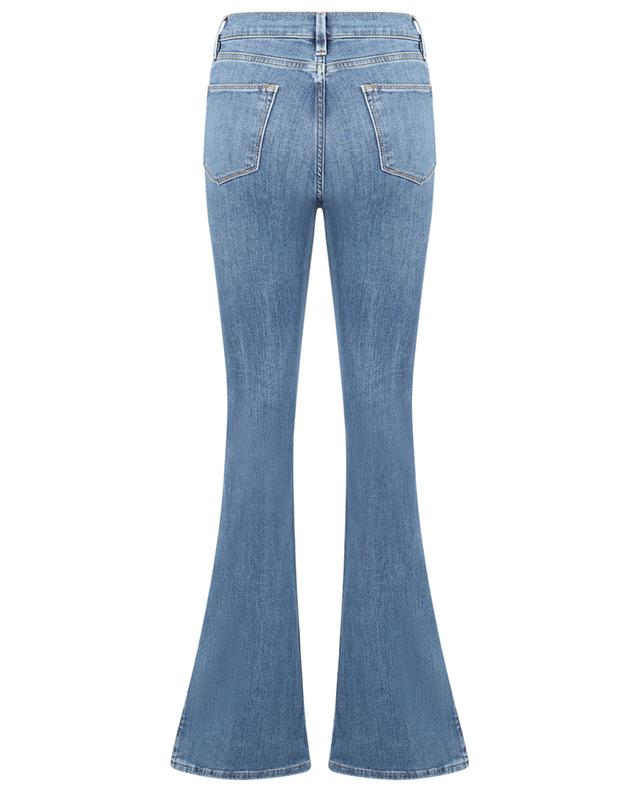 Le High Flare Mini Slits cotton and modal bootcut jeans FRAME