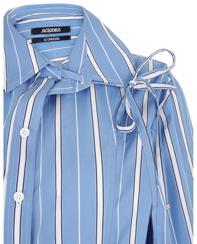 JACQUEMUS La chemise Ruban striped destructured shirt - Bongenie Grieder