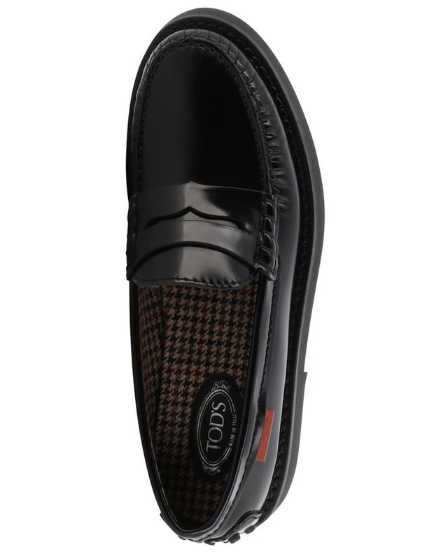 Shiny platform loafers with Gommino detail TOD&#039;S