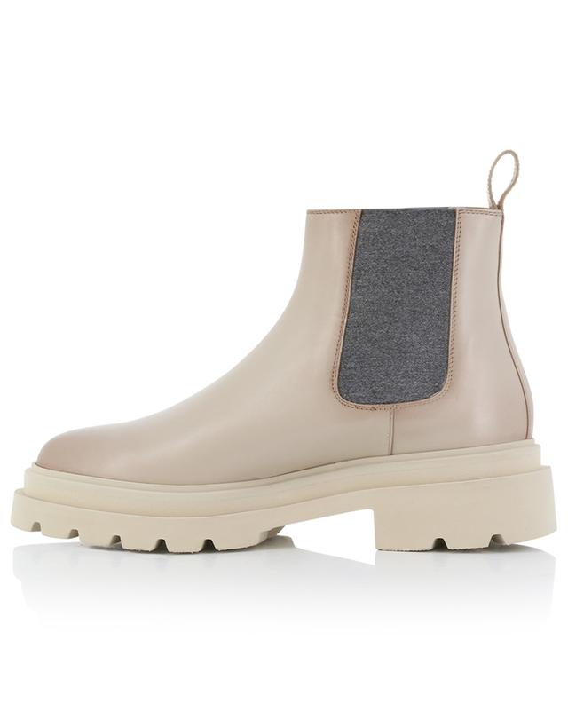 Smooth leather chelsea ankle boots SANTONI