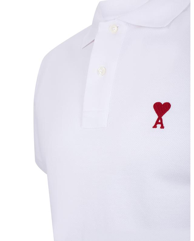 Red Ami de Coeur short-sleeved polo shirt AMI