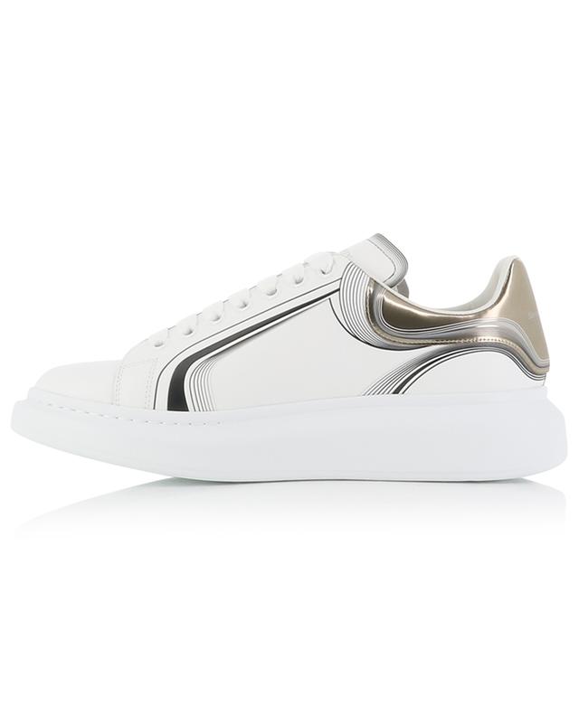 Oversized low-top lace-up sneakers with pattern ALEXANDER MC QUEEN