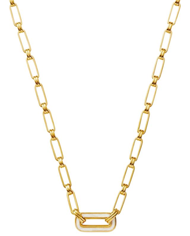 Enamel Haze Floating Pendant gold-tone necklace MISSOMA