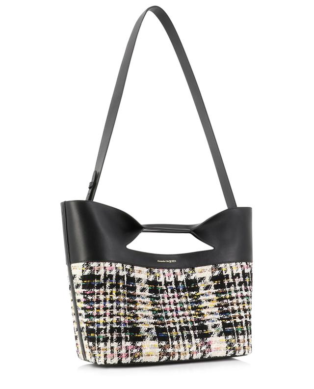 The Bow Small tweed tote bag ALEXANDER MC QUEEN