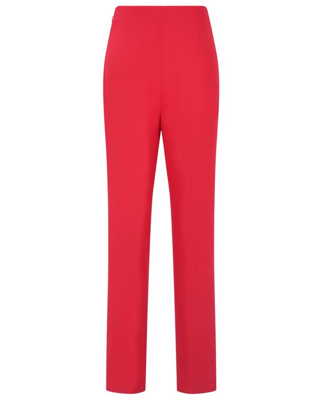 Wide-leg high-rise wool and silk trousers ROLAND MOURET