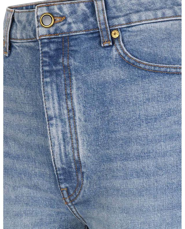 The Abigail Straight cropped high-rise straight-leg jeans KHAITE