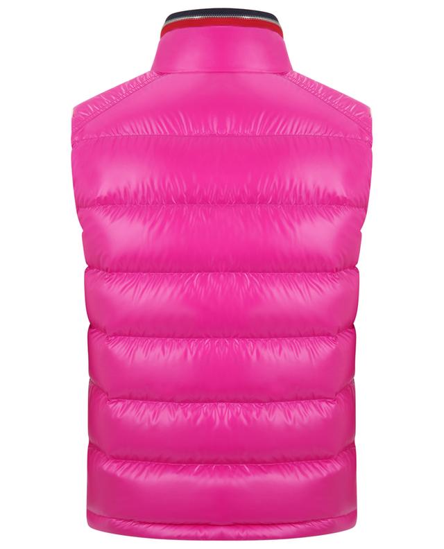 Ouse satin-sheen down vest with stand-up collar MONCLER