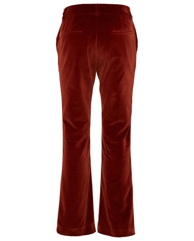 24/7 flared cropped velvet trousers LA DOUBLEJ