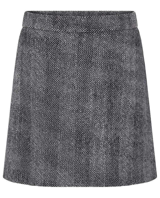 Herringbone wool A-line miniskirt FABIANA FILIPPI