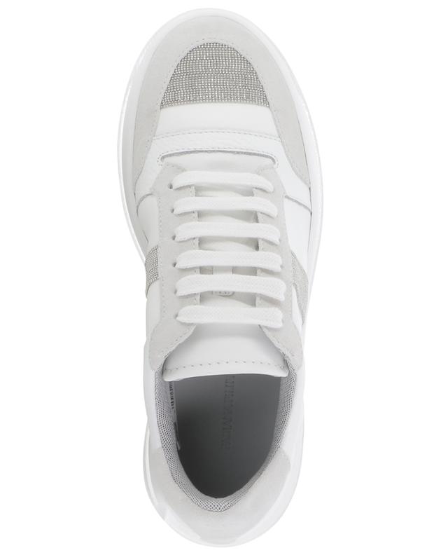 Leather and suede platform sneakers FABIANA FILIPPI