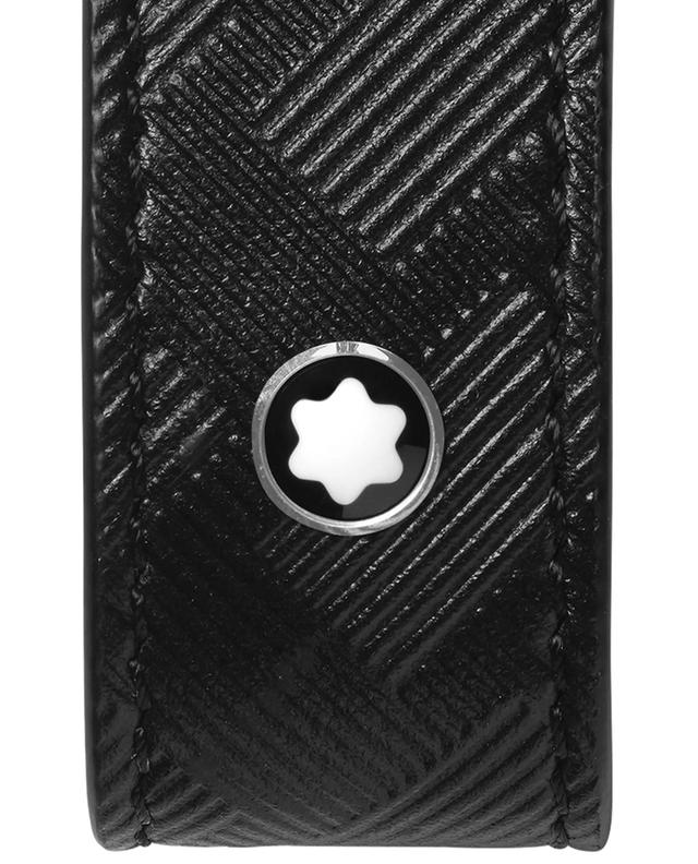 Moncler Extreme 3.0 carbon effect leather key fob MONTBLANC