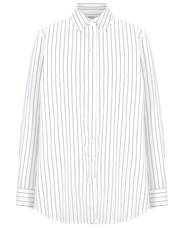 Jsala striped cotton long-sleeved shirt ARTIGIANO