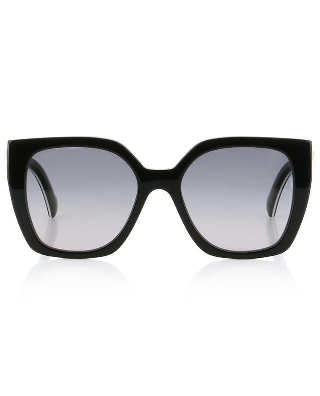 Oversized square bicolour acetate sunglasses GUCCI