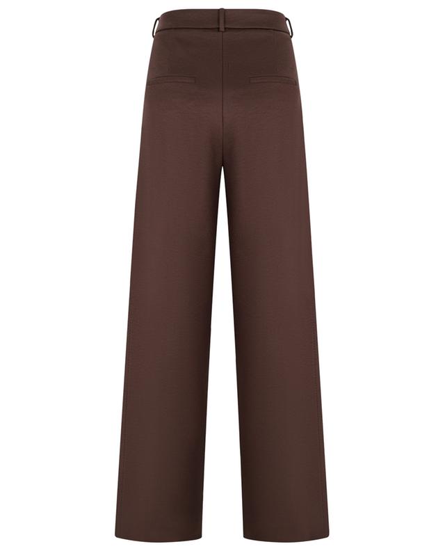 Ann wide-leg high-rise jersey trousers CAMBIO