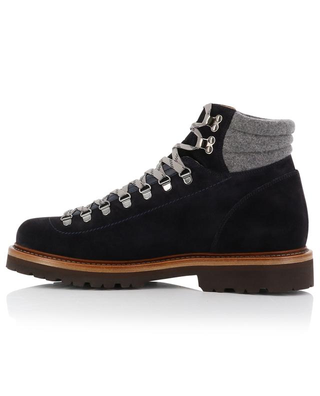 Mountain bi-material lace-up ankle boots BRUNELLO CUCINELLI