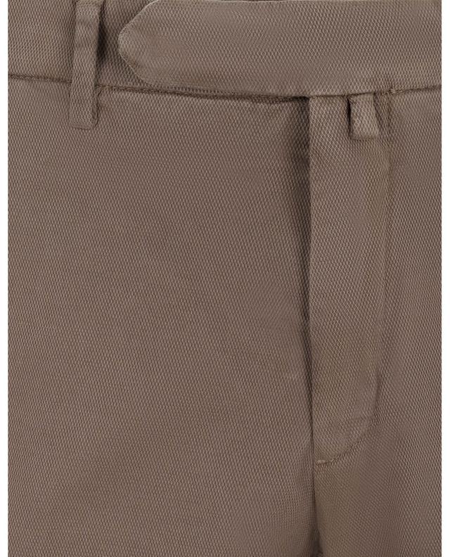 Pantalon chino slim en coton et cachemire B SETTECENTO