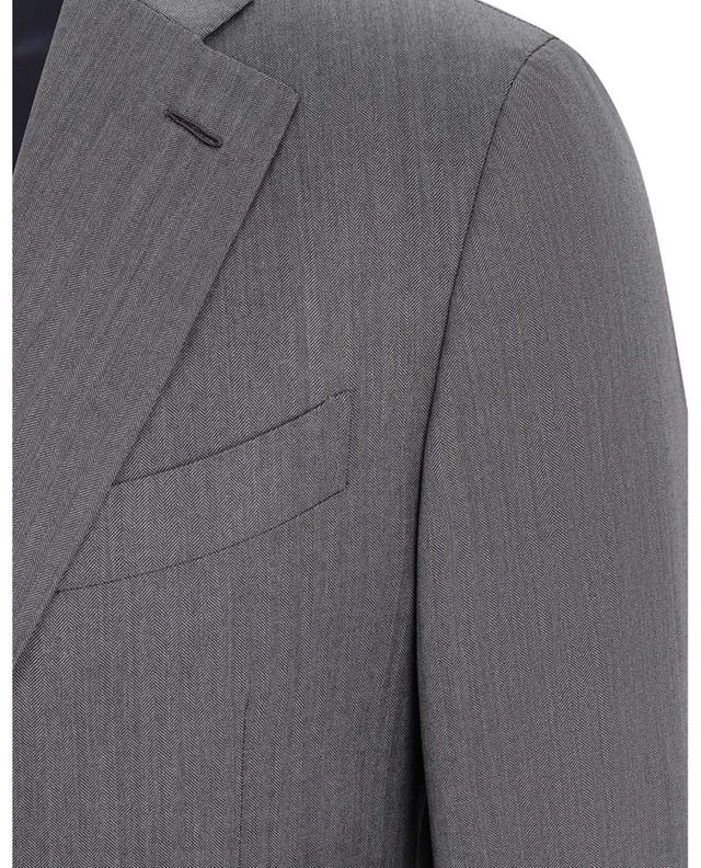 Einreihiger Anzug aus Wolle CARUSO