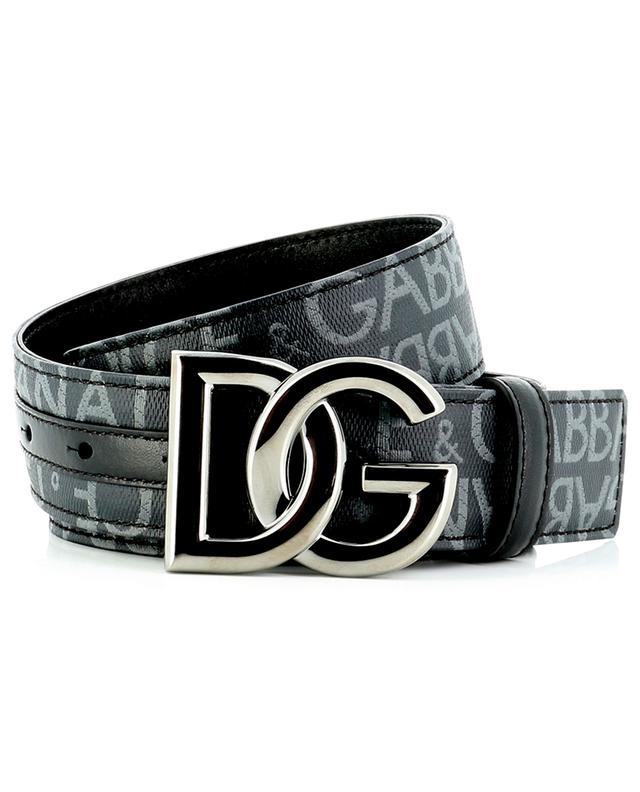 DG logo pattern canvas belt - 35 mm DOLCE &amp; GABBANA