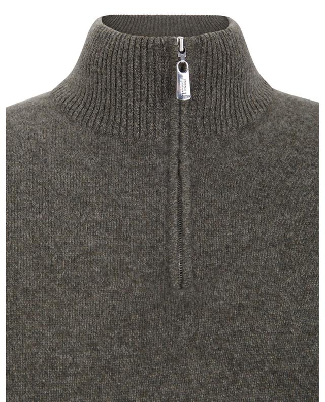 Favonio half-zip stand-up collar jumper in cashmere FEDELI