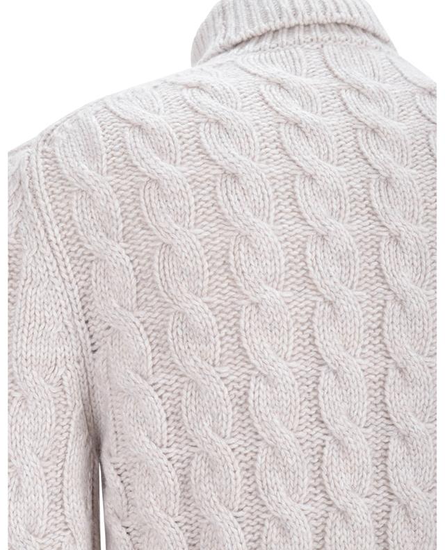 Derby Clyde cable-knit turtleneck cashmere jumper FEDELI