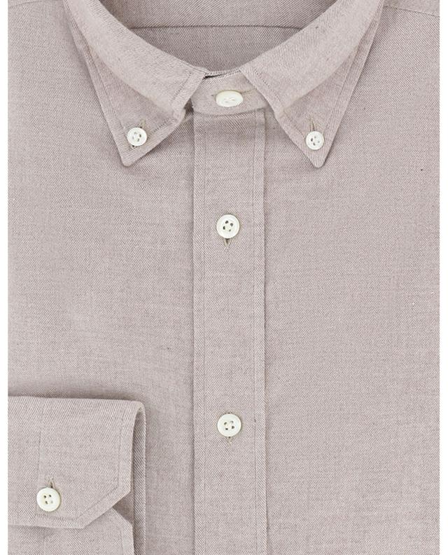 Langärmeliges Hemd aus melierter Baumwolle GIAMPAOLO