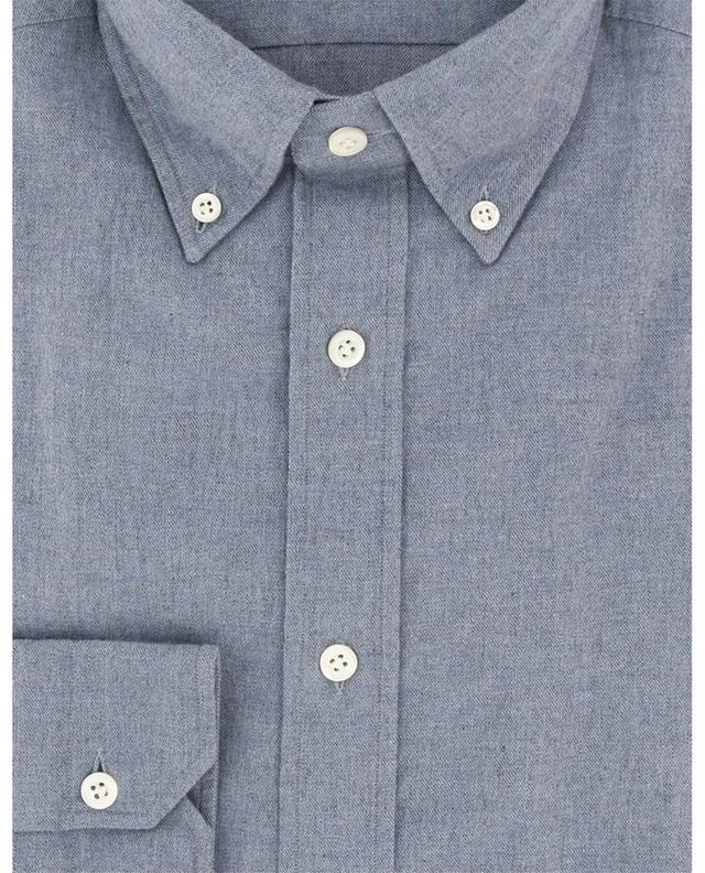 Langärmeliges Hemd aus melierter Baumwolle GIAMPAOLO