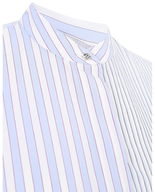 Asymmetric shirt dress with stripe patchwork STELLA MCCARTNEY
