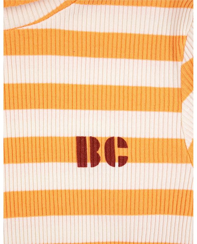 Yellow Stripes ribbed boy&#039;s turtleneck T-shirt BOBO CHOSES