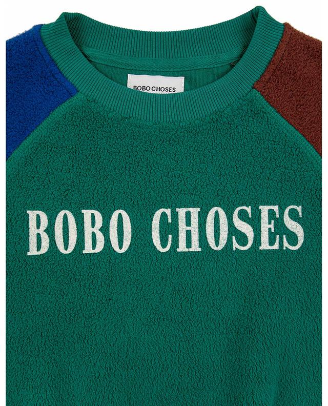 BC Color Block boy&#039;s terry sweatshirt BOBO CHOSES