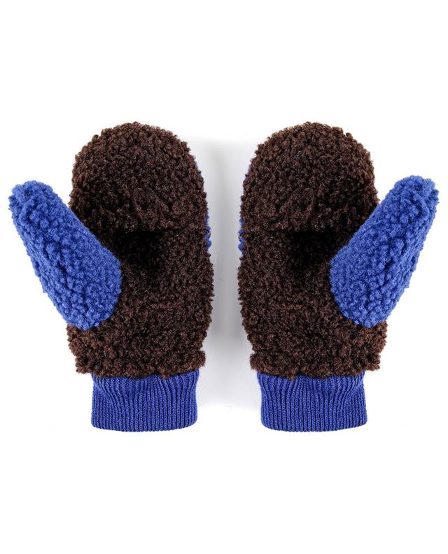 Color Block children&#039;s plush mittens BOBO CHOSES