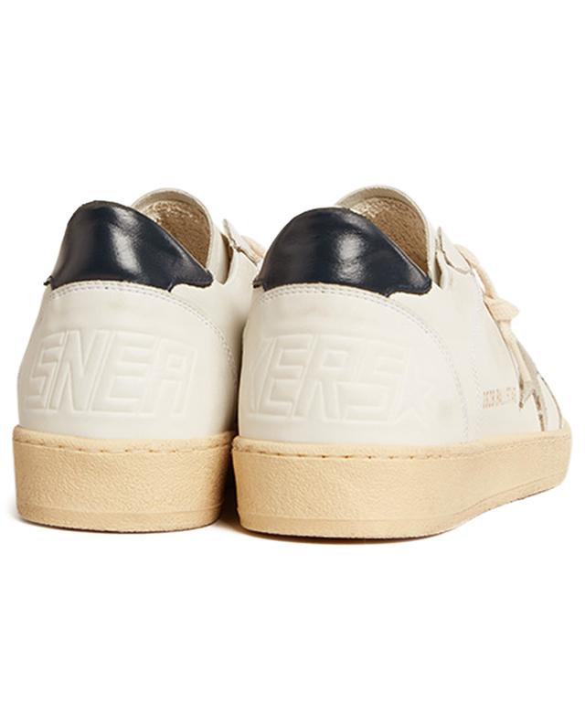 Ball Star Double Quarter smooth leather and suede sneakers GOLDEN GOOSE