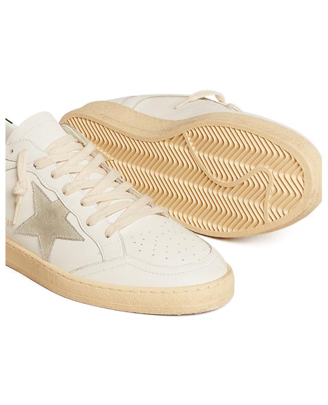 Ball Star Double Quarter smooth leather and suede sneakers GOLDEN GOOSE