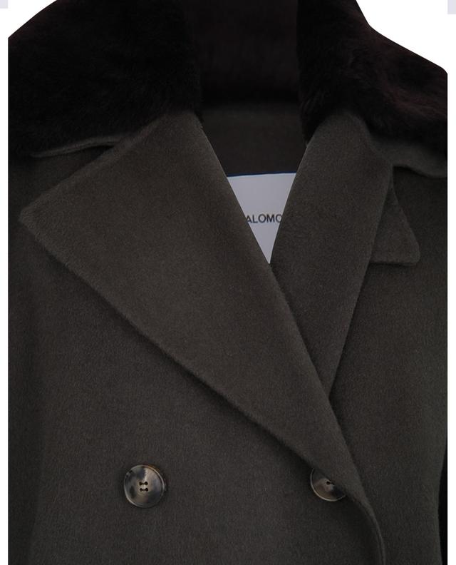 Cashmere three-quarter length coat YVES SALOMON