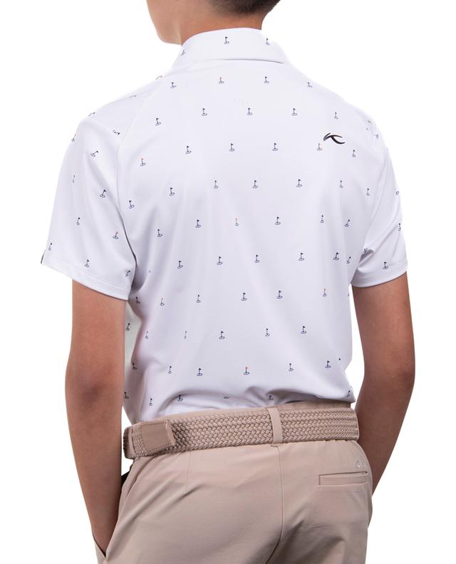 Golfer boy&#039;s short-sleeved golf polo shirt KJUS