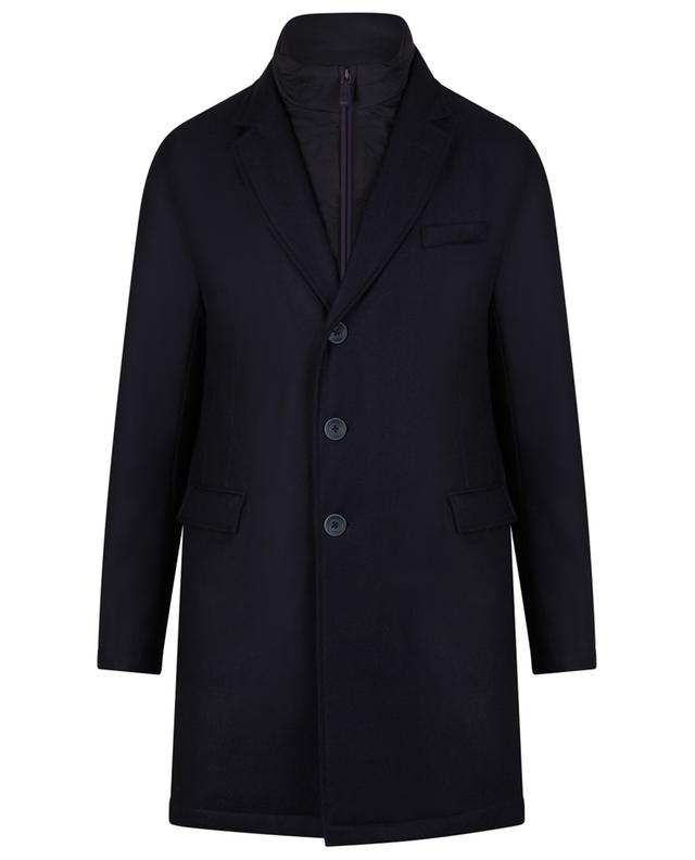 Virgin wool and cashmere long coat HERNO
