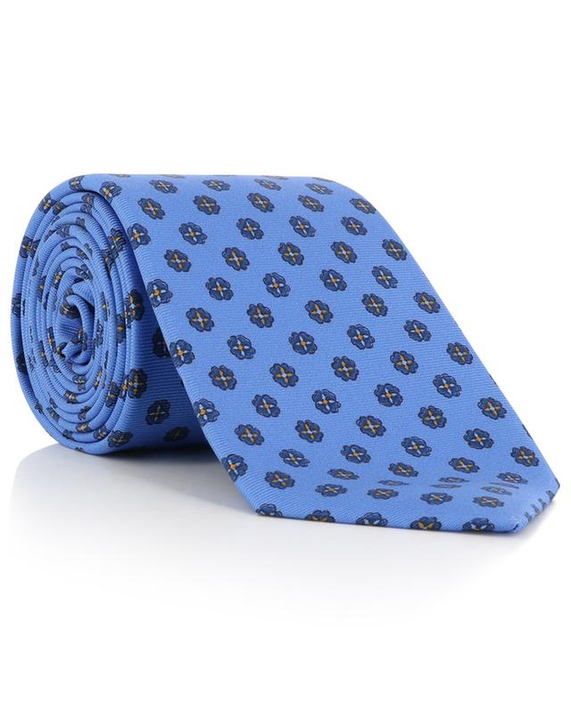 Silk twill printed tie KITON