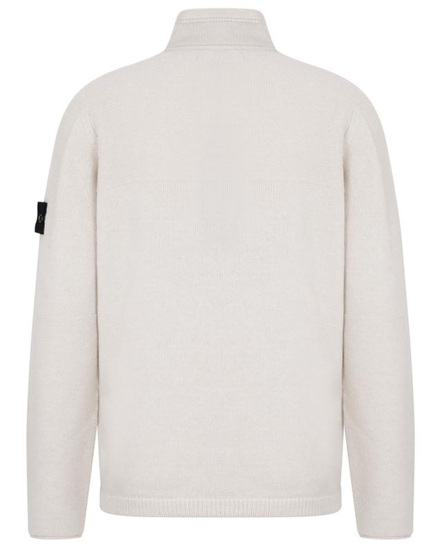 529A3 chunky jumper with half-zip stand-up collar STONE ISLAND