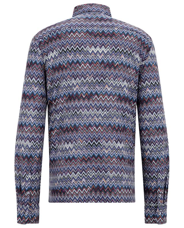 Herringbone jacquard knit shirt MISSONI