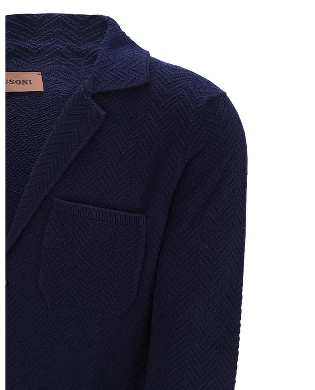 Herringbone knit blazer MISSONI