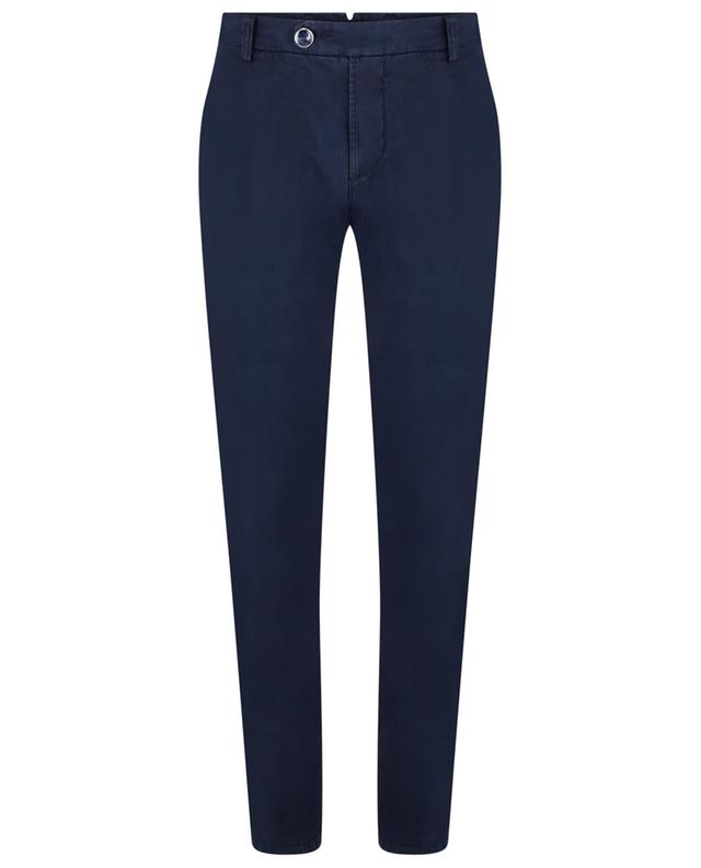 Singapore cotton and cashmere slim trousers RICHARD J. BROWN