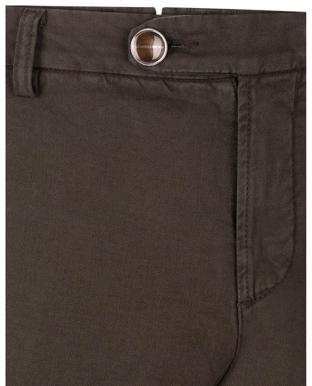 Singapore cotton and cashmere slim trousers RICHARD J. BROWN