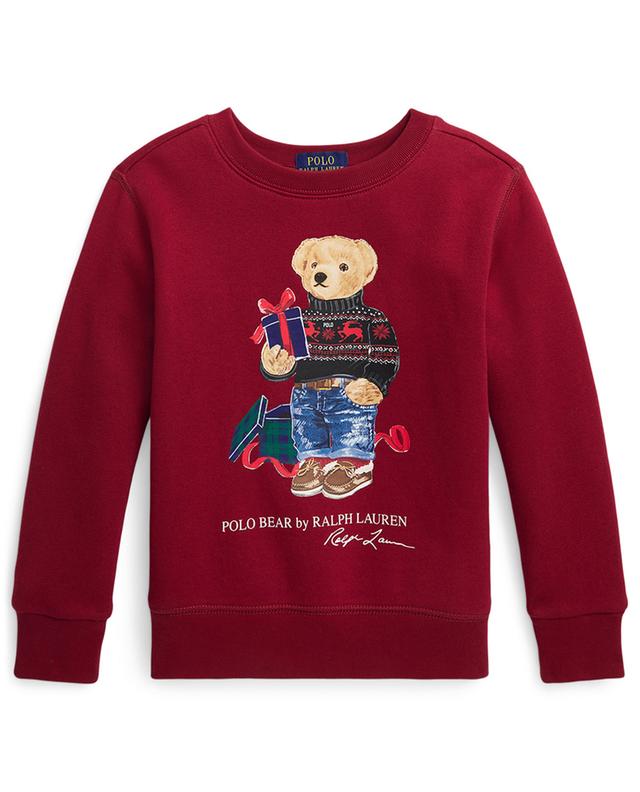 Christmas Polo Bear boy&#039;s crewneck sweatshirt POLO RALPH LAUREN