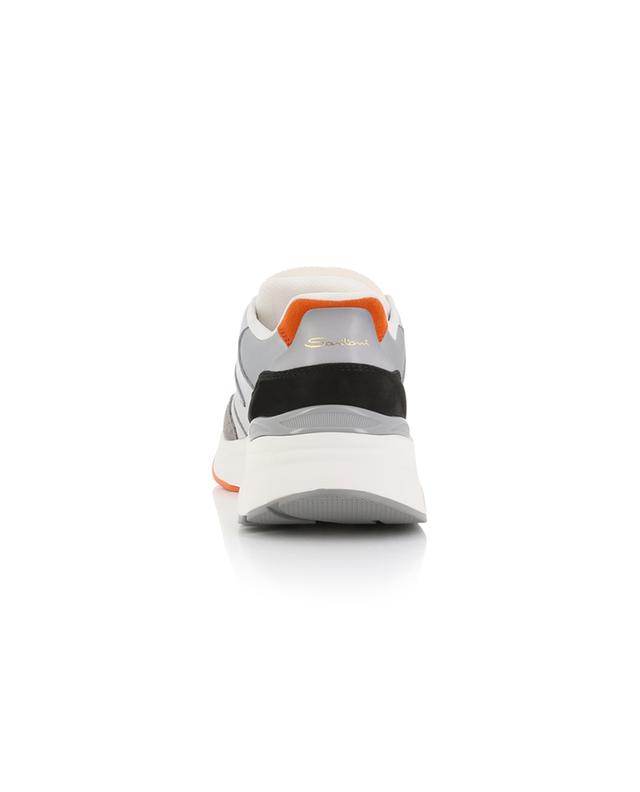 Niedrige Materialmix-Sneakers Hy-Run SANTONI