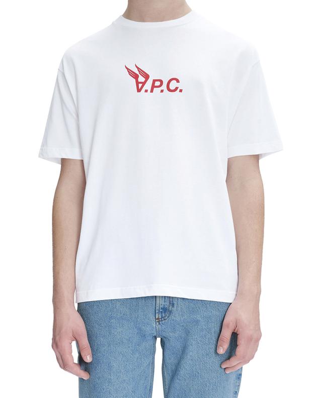 Kurzarm-T-Shirt mit Logoprint Hermance A.P.C.