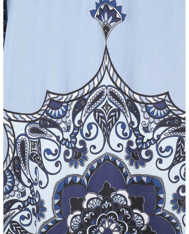 Kiko shawl print silk short dress CHARLOTTE SPARRE