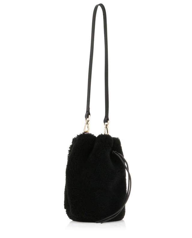 Puzzle Bag calf leather handbag with shearling ANITA BILARDI