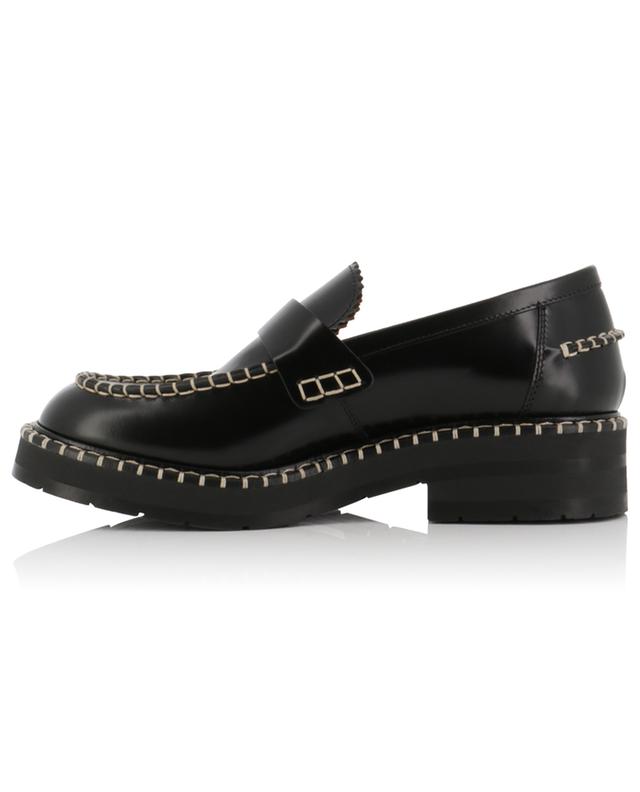 Noua brushed smooth leather loafers CHLOE