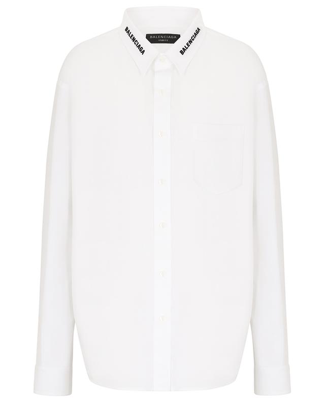 Oversize-Hemd aus Popeline Dropped Neckline Balenciaga BALENCIAGA